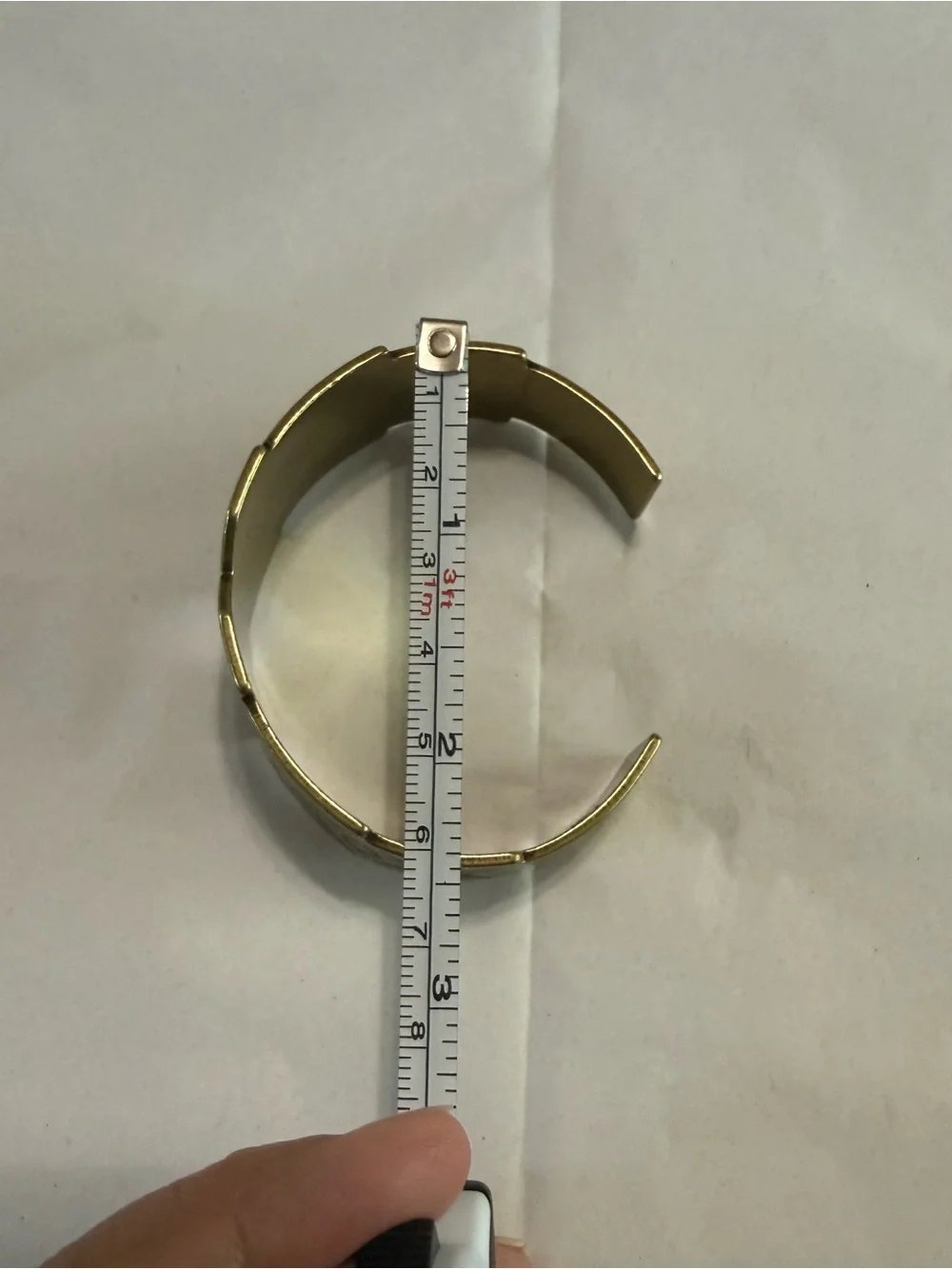 American Eagle Outfitters Gold Tone Geometric Aztec Inspired Cuff Bracelet